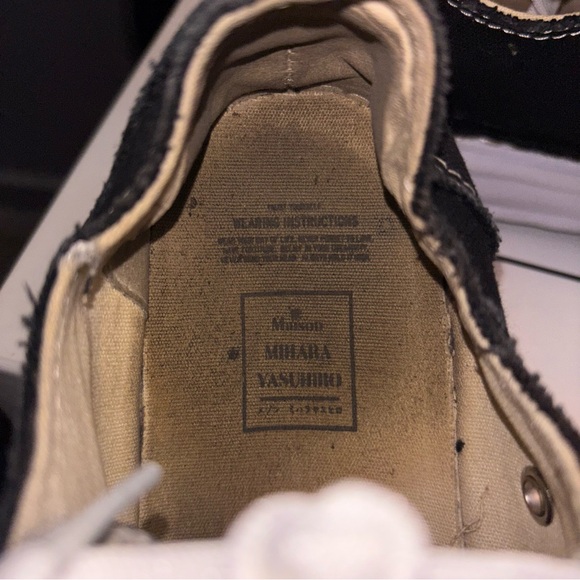 Maison Mihara Yasuhiro Hank OG Sole Canvas Low - Picture 7 of 10